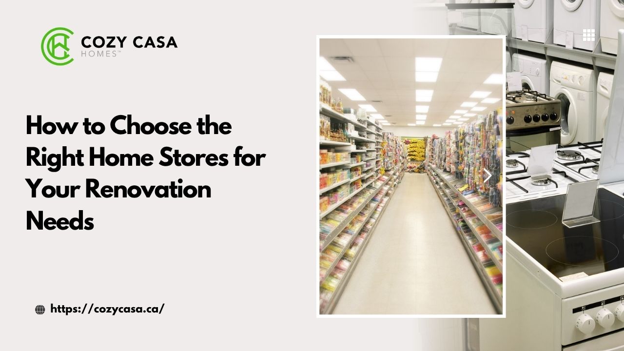 How to Choose the Right Home Stores for Your Renovation Needs